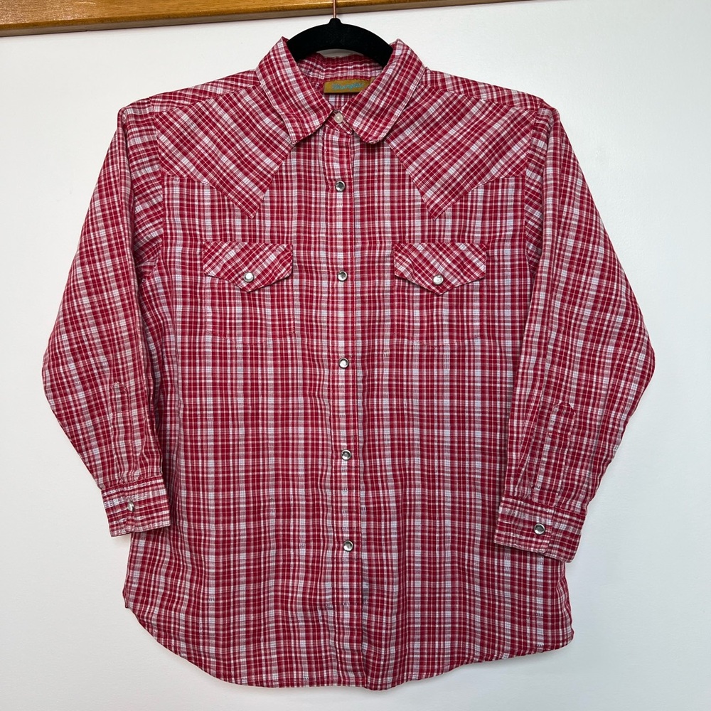 Kid’s Wrangler Pearl Snap Shirt XXL